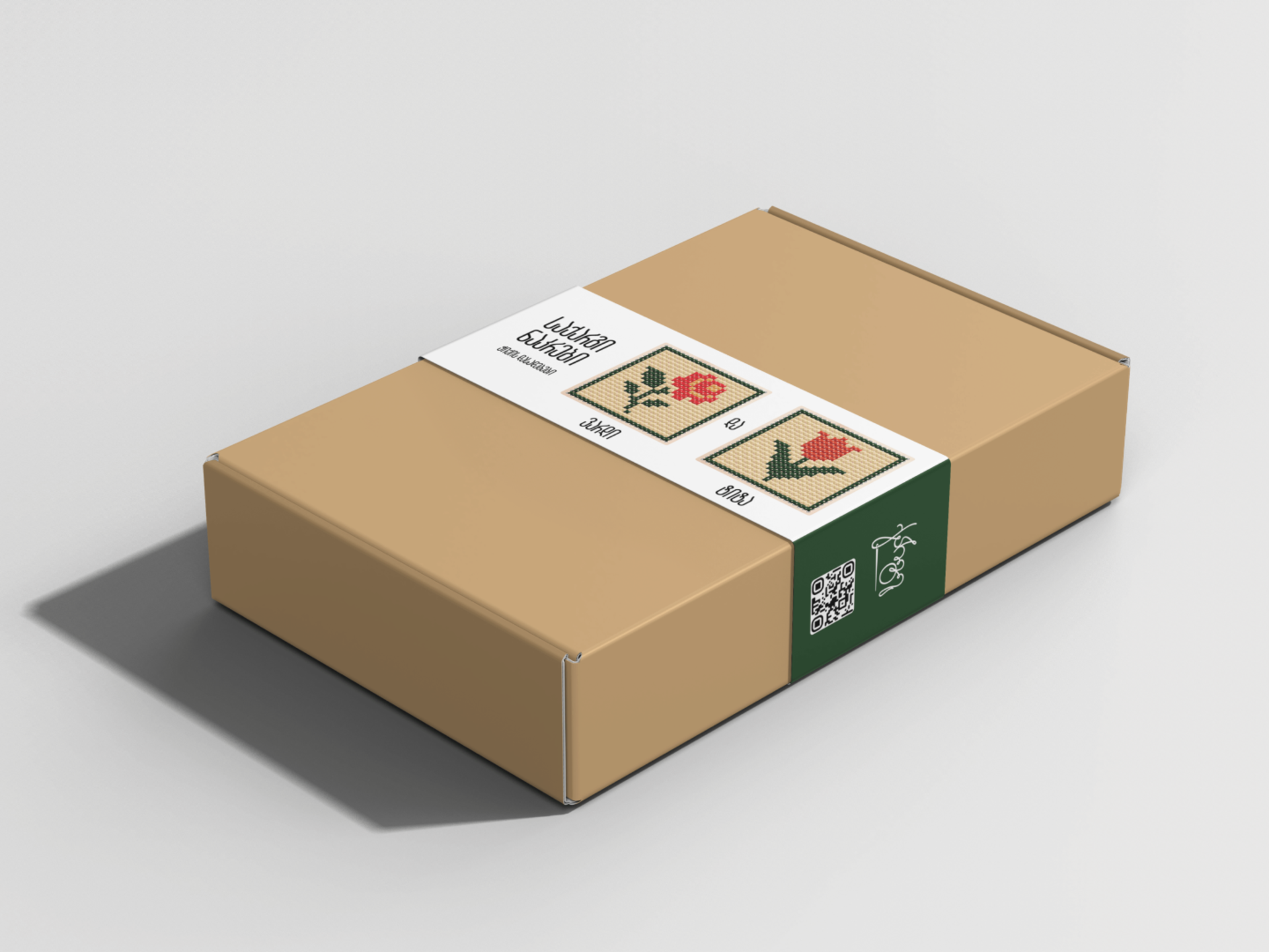 ვარდი და ტიტა - ხეზე ქარგვა